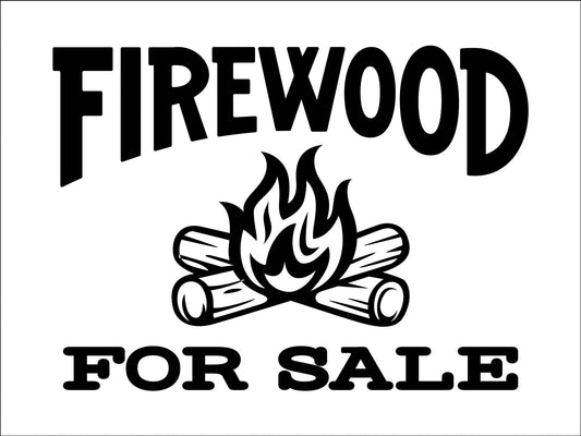 Firewood For Sale Sign