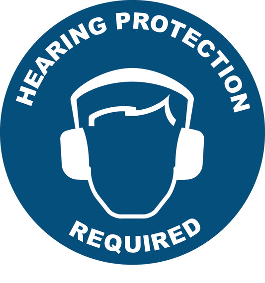 Hearing Protection Required Decal