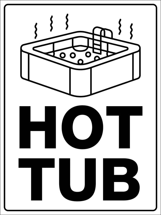 Hot Tub Sign