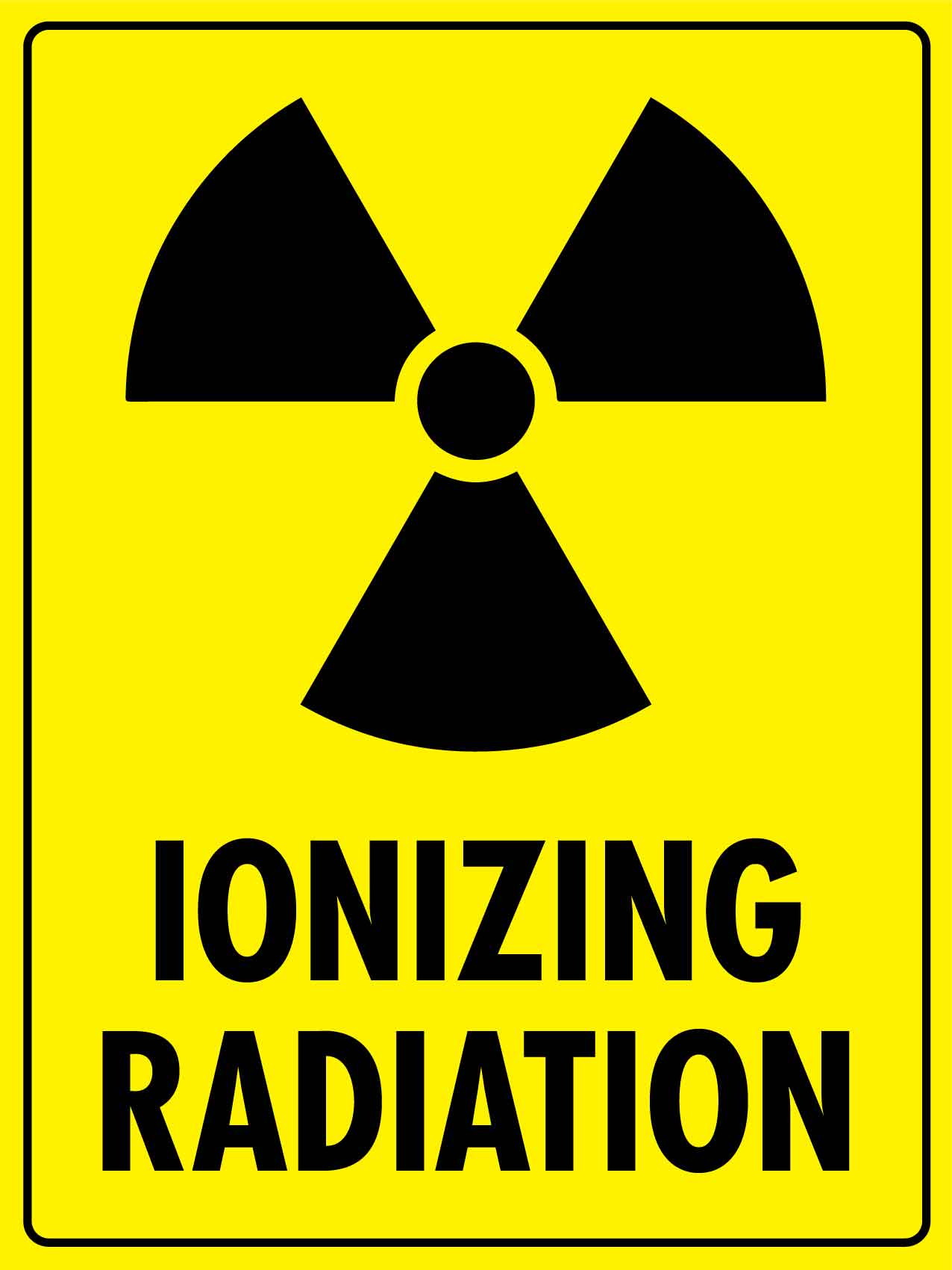 Ionizing Radiation Sign