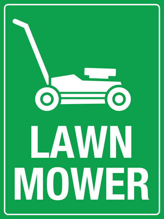Lawn Mower Sign
