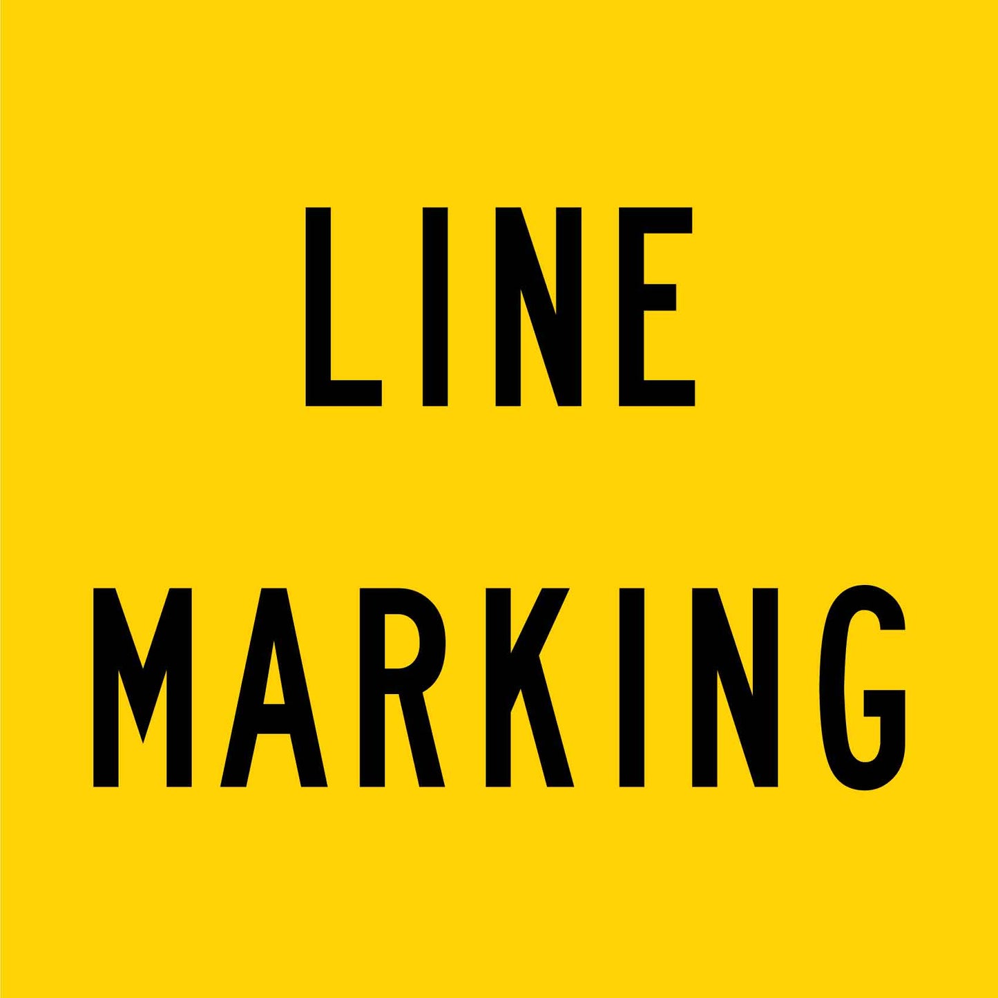 Line Marking Multi Message Reflective Traffic Sign