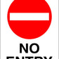 No Entry - Traffic