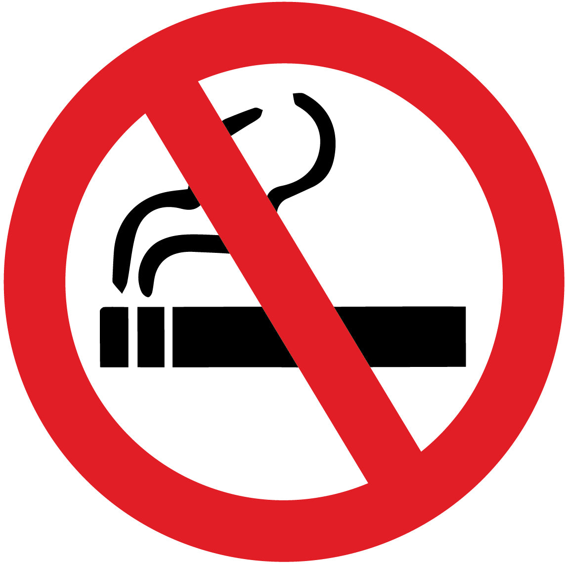 No Smoking Decal – New Signs