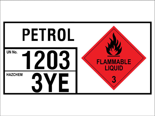 Petrol 1203 3YE Sign