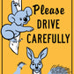 Please Drive Carefully Wildlife Sign