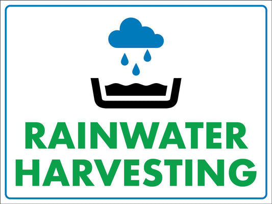 Rainwater Harvesting Sign