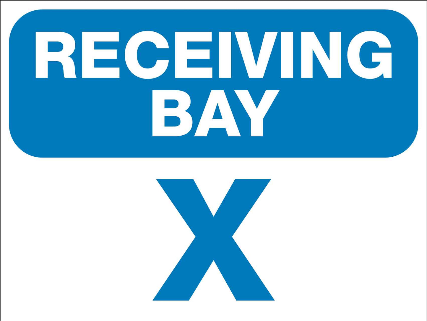 Receiving Bay Sign