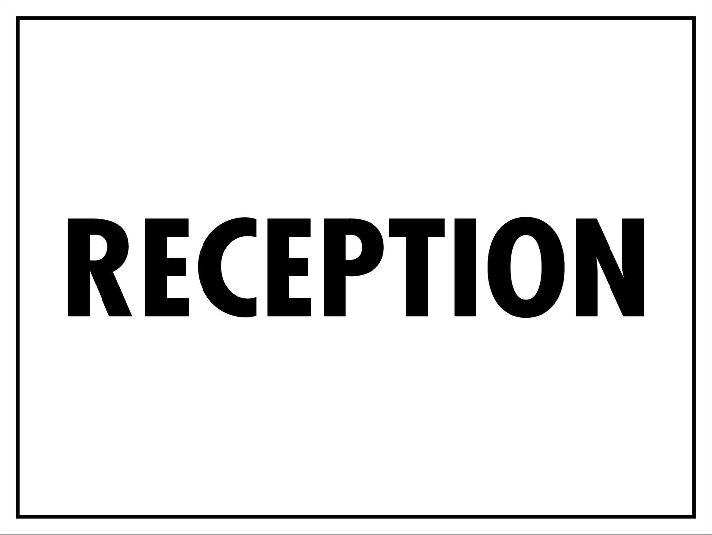 Reception Sign