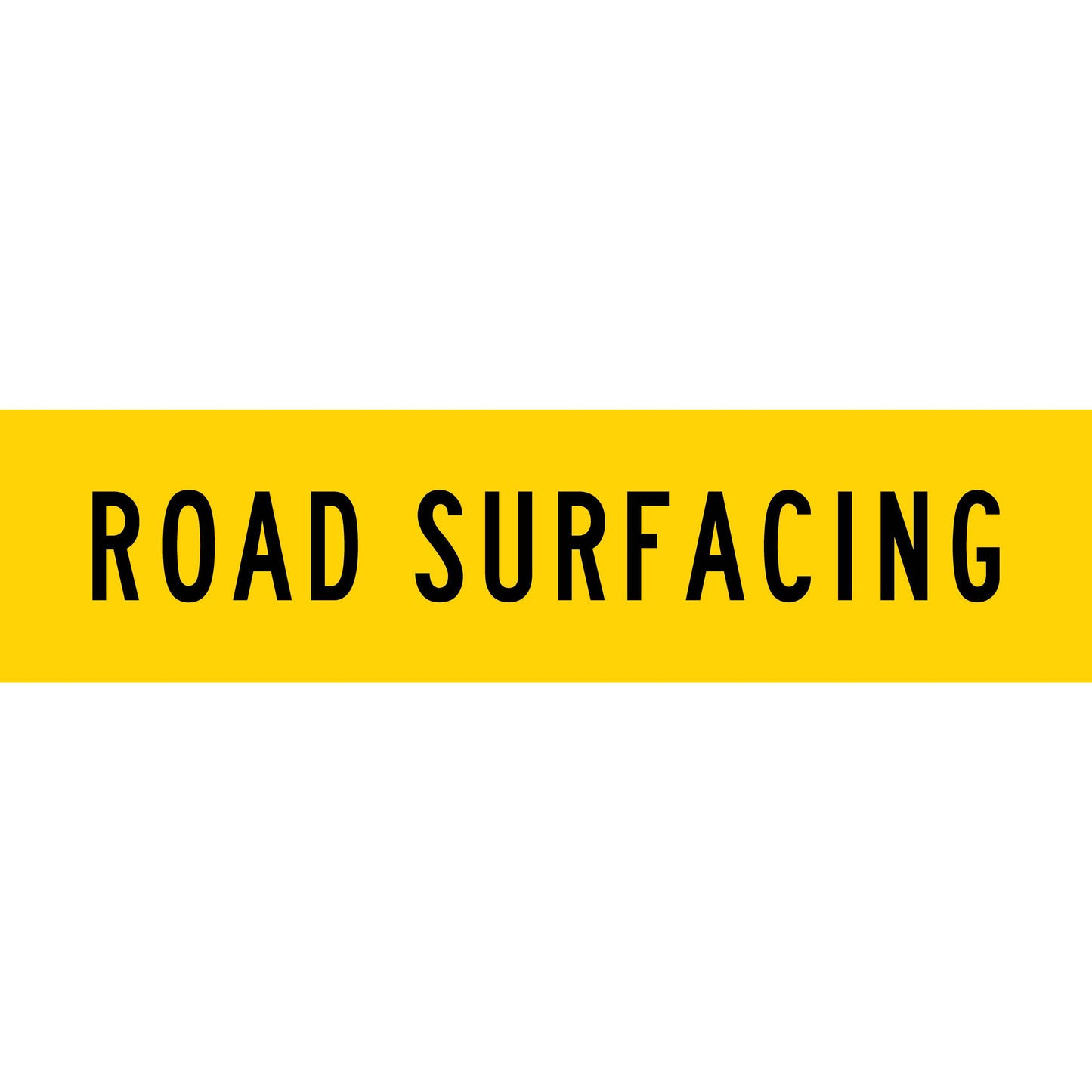 Road Surfacing Long Skinny Multi Message Traffic Sign