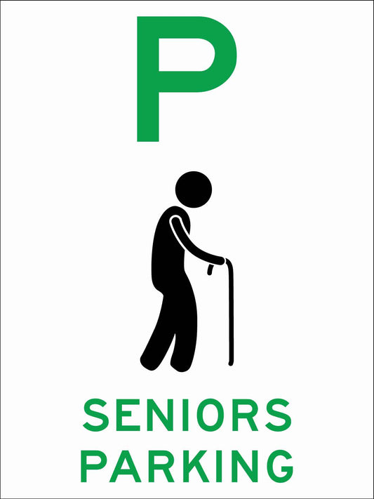 Seniors Parking Sign