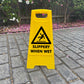 Yellow A-Frame - Slippery When Wet