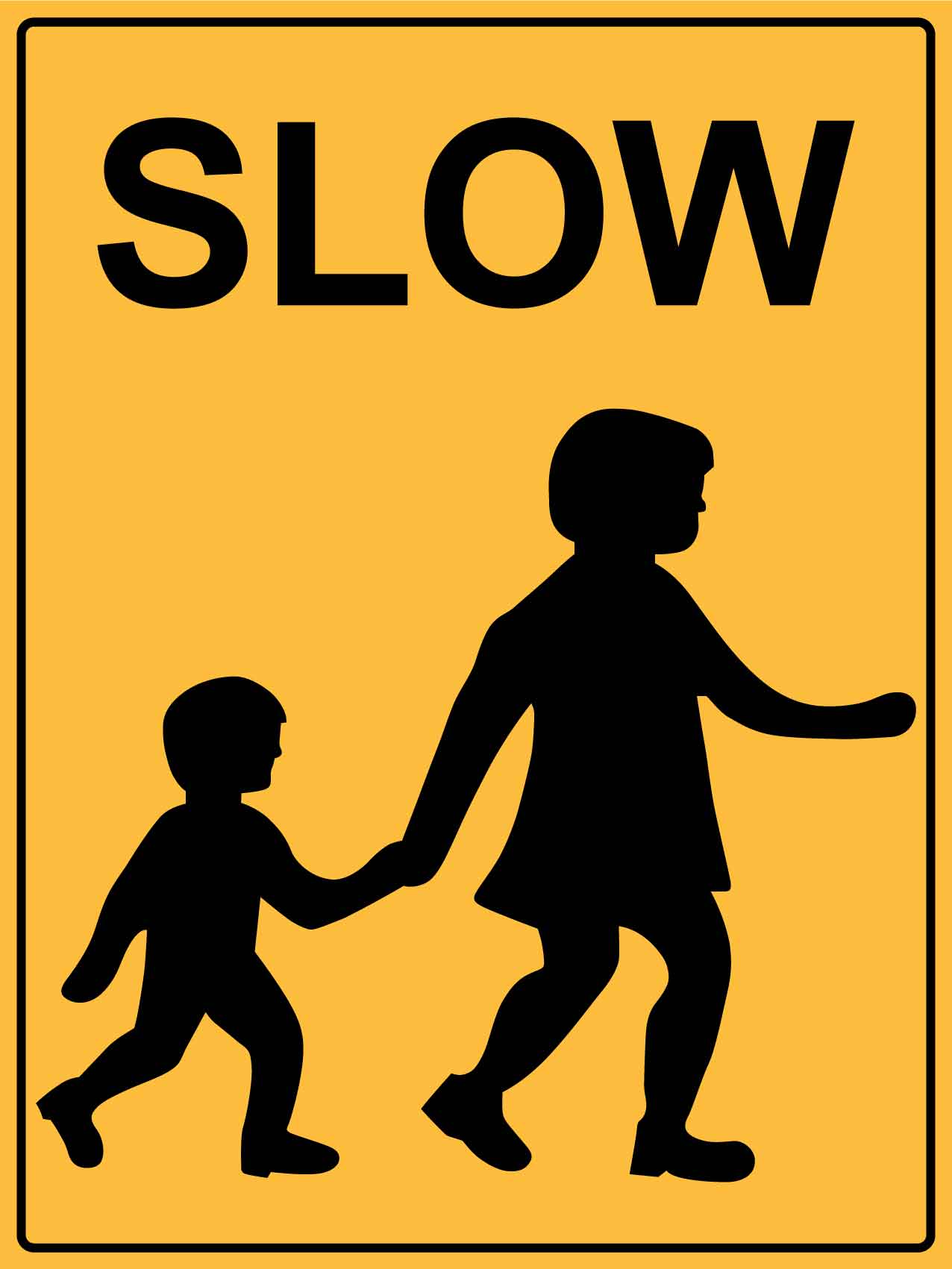 Slow Children Symbol Sign