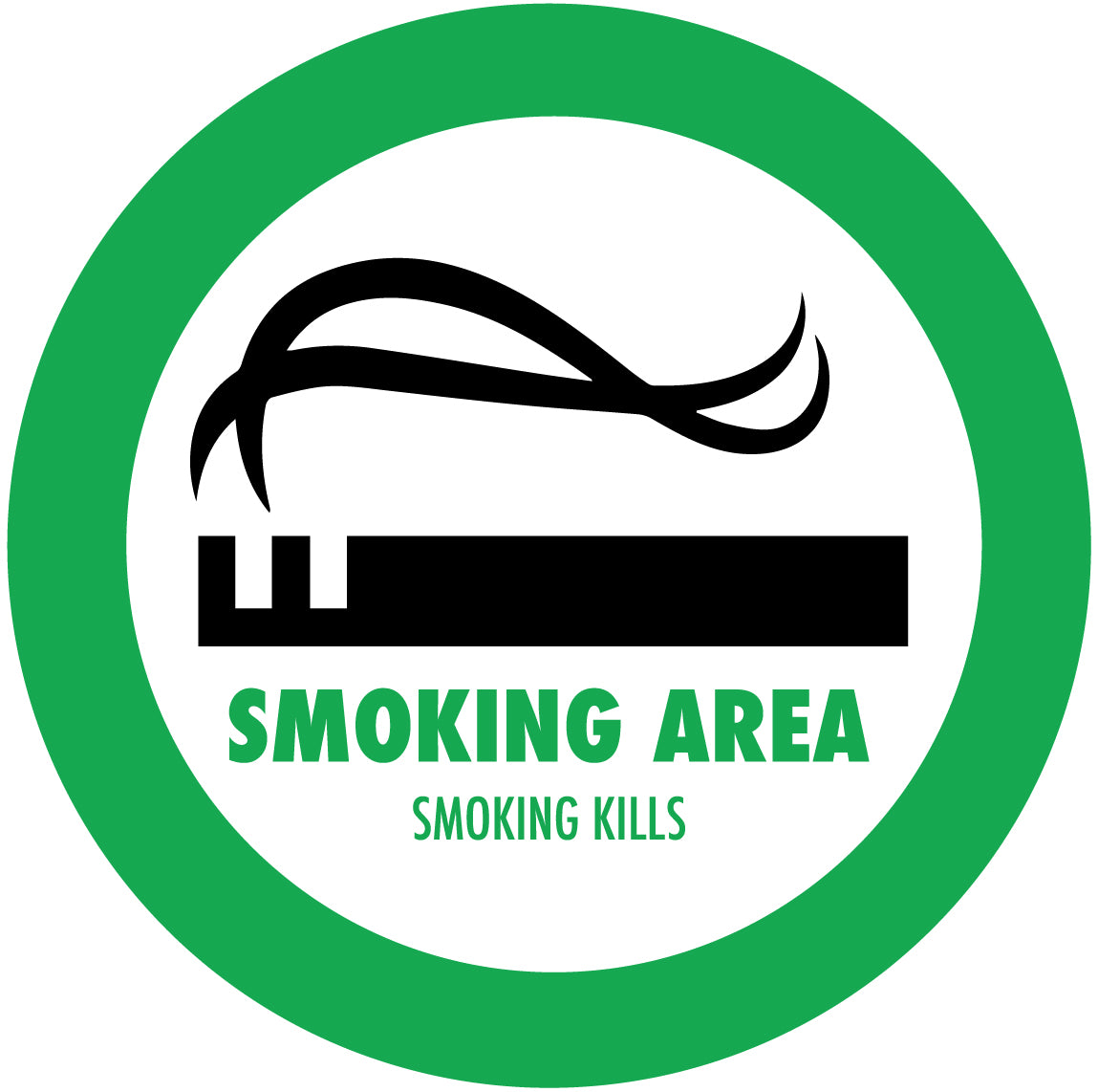 Smoking Area Decal
