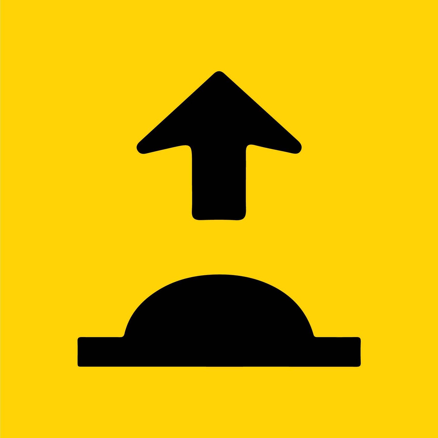Speed Hump (Arrow Up) Multi Message Traffic Sign
