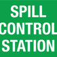 Spill Control Station Sign