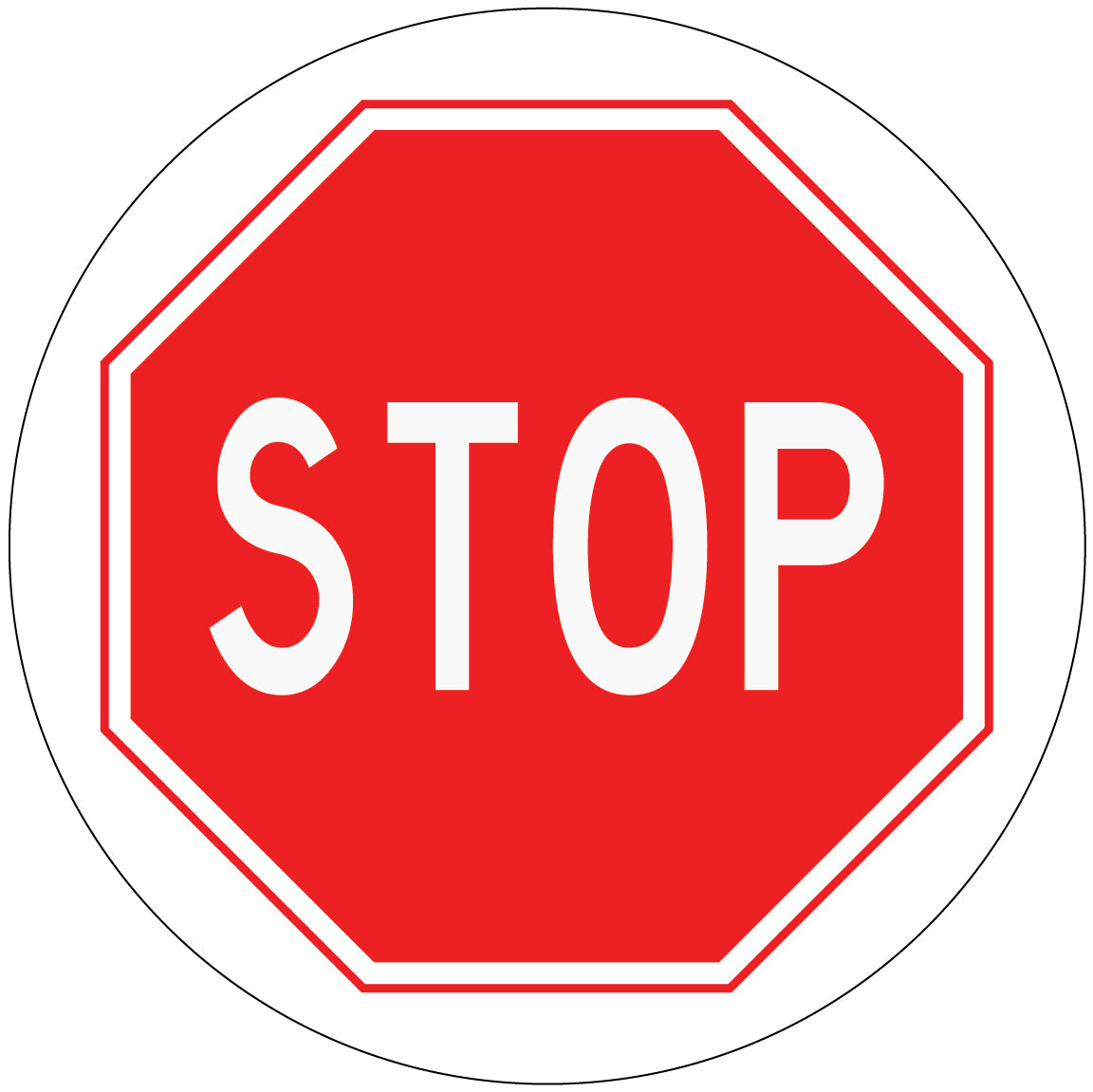 Stop Decal – New Signs