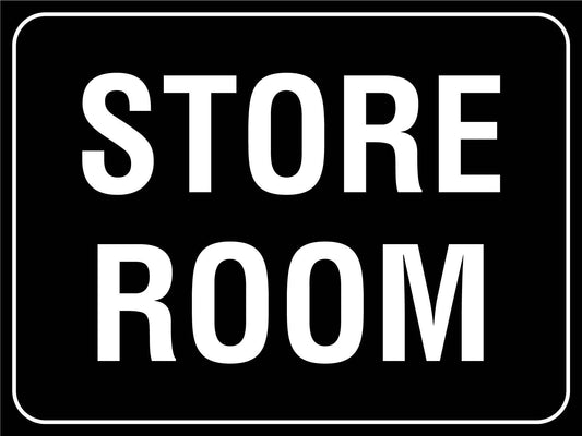 Store Room Sign