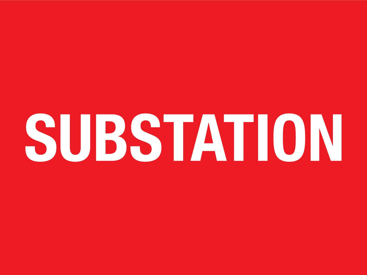 Substation Sign