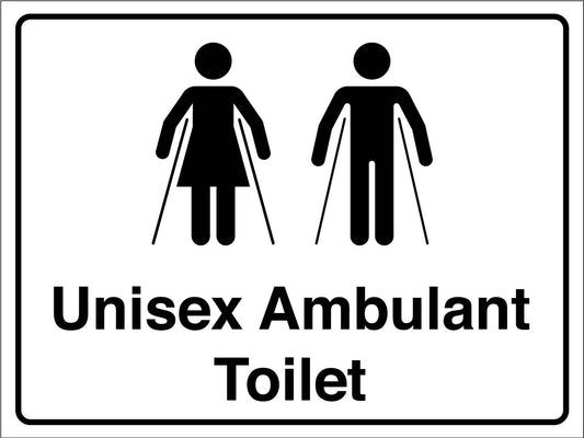 Unisex Ambulant Toilet Sign