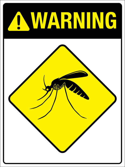 Warning Mosquito Sign