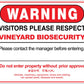 Warning Vineyard Biosecurity Sign