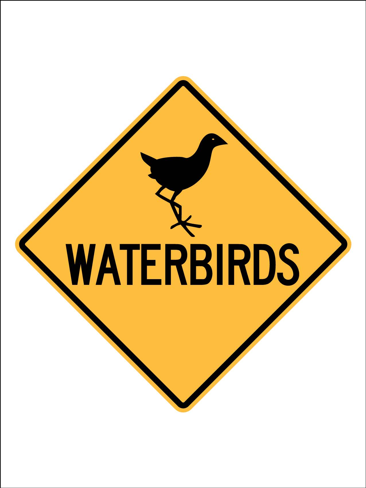 Waterbirds Sign