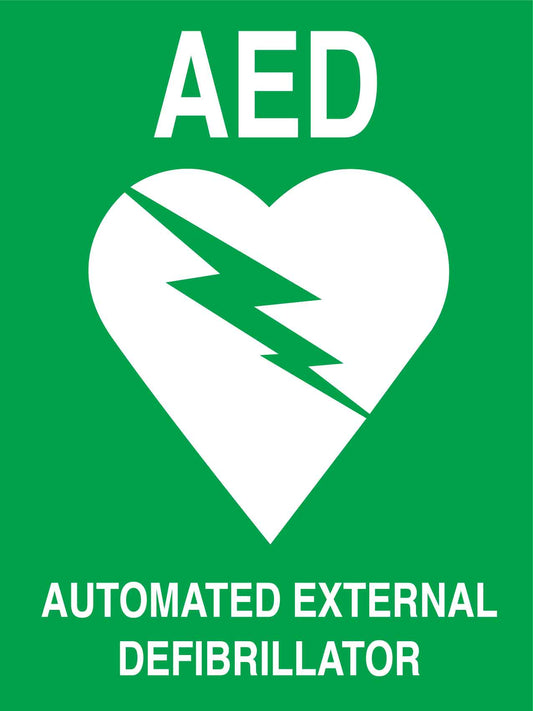 Automated External Defibrillator Sign - New Signs