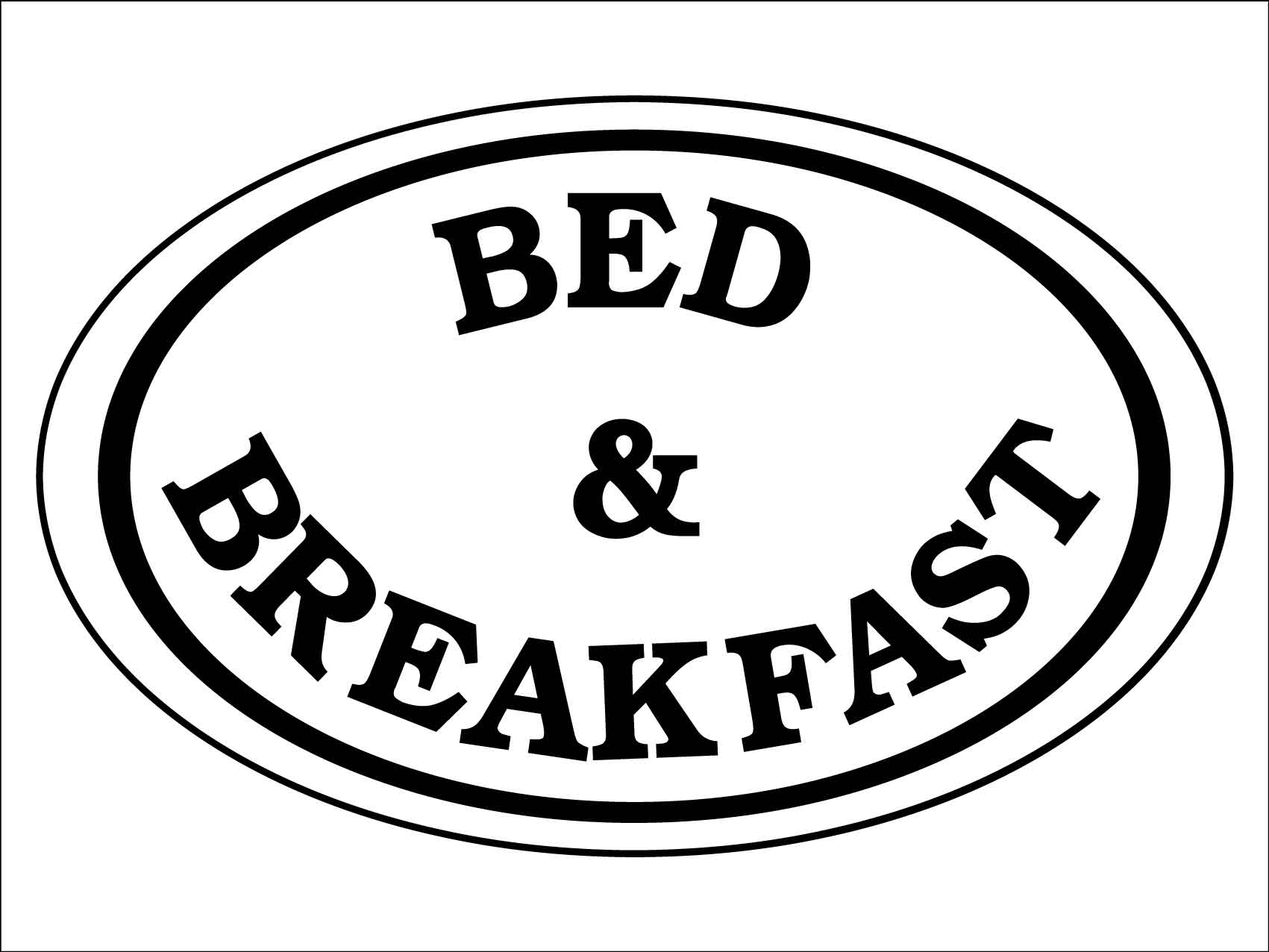 Bed & Breakfast Sign - New Signs