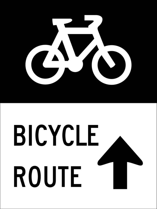 Bicycle Route Sign - New Signs