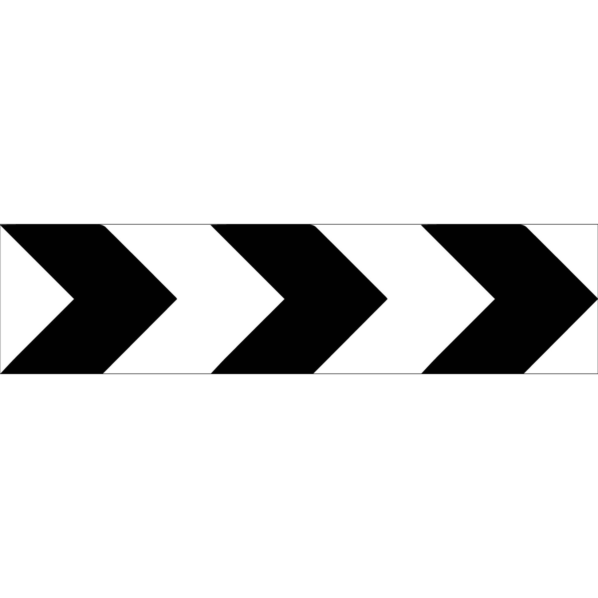 Black White Arrows Long Skinny Multi Message Traffic Sign - New Signs