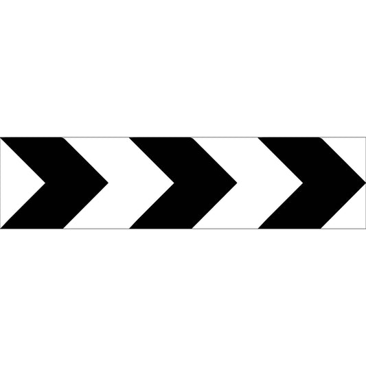 Black White Arrows Long Skinny Multi Message Traffic Sign - New Signs
