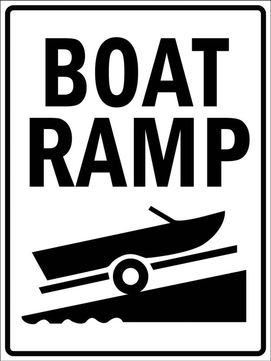 Boat Ramp Sign - New Signs