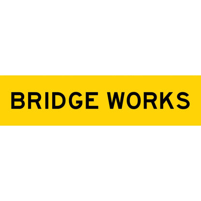 Bridge Works Long Skinny Multi Message Traffic Sign - New Signs