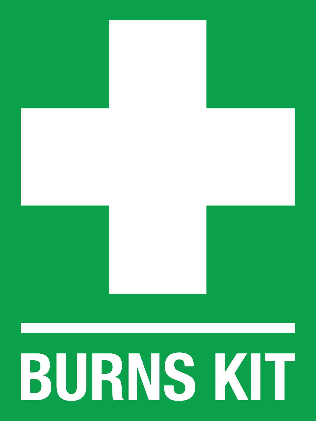 Burns Kit Sign - New Signs