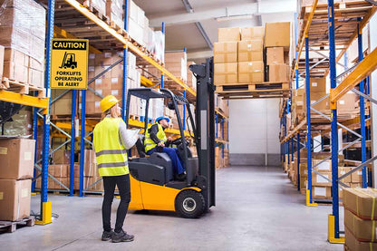 Caution Forklift Operating Be Alert Sign - New Signs