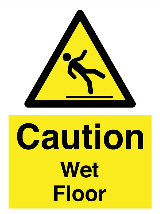 Caution Wet Floor - New Signs