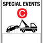 Clearway Special Events Sign - New Signs