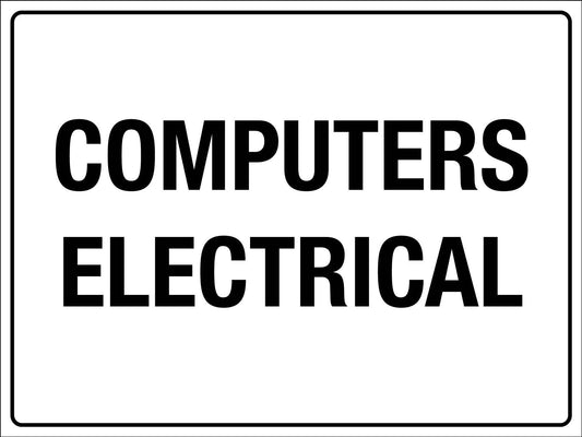 Computers Electrical Sign - New Signs