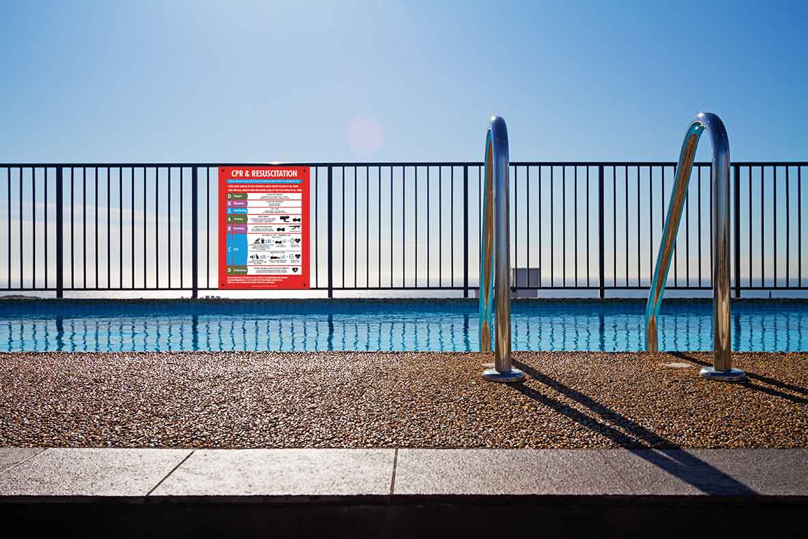 CPR Resuscitation Guide 1 Sign - New Signs