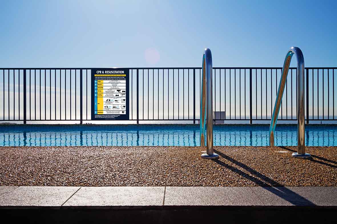 CPR Resuscitation Guide 10 Sign - New Signs