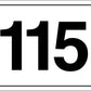 Custom Gate House Building Number Sign - New Signs