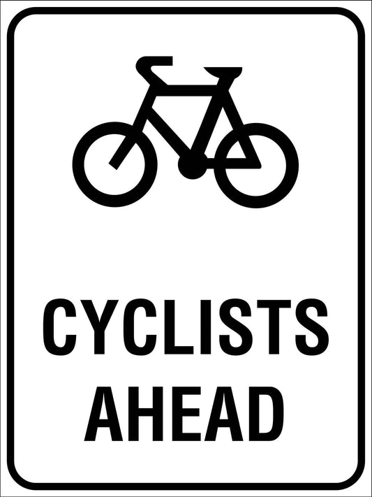 Cyclists Ahead Sign - New Signs