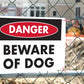 Danger Beware Of Dog Sign - New Signs