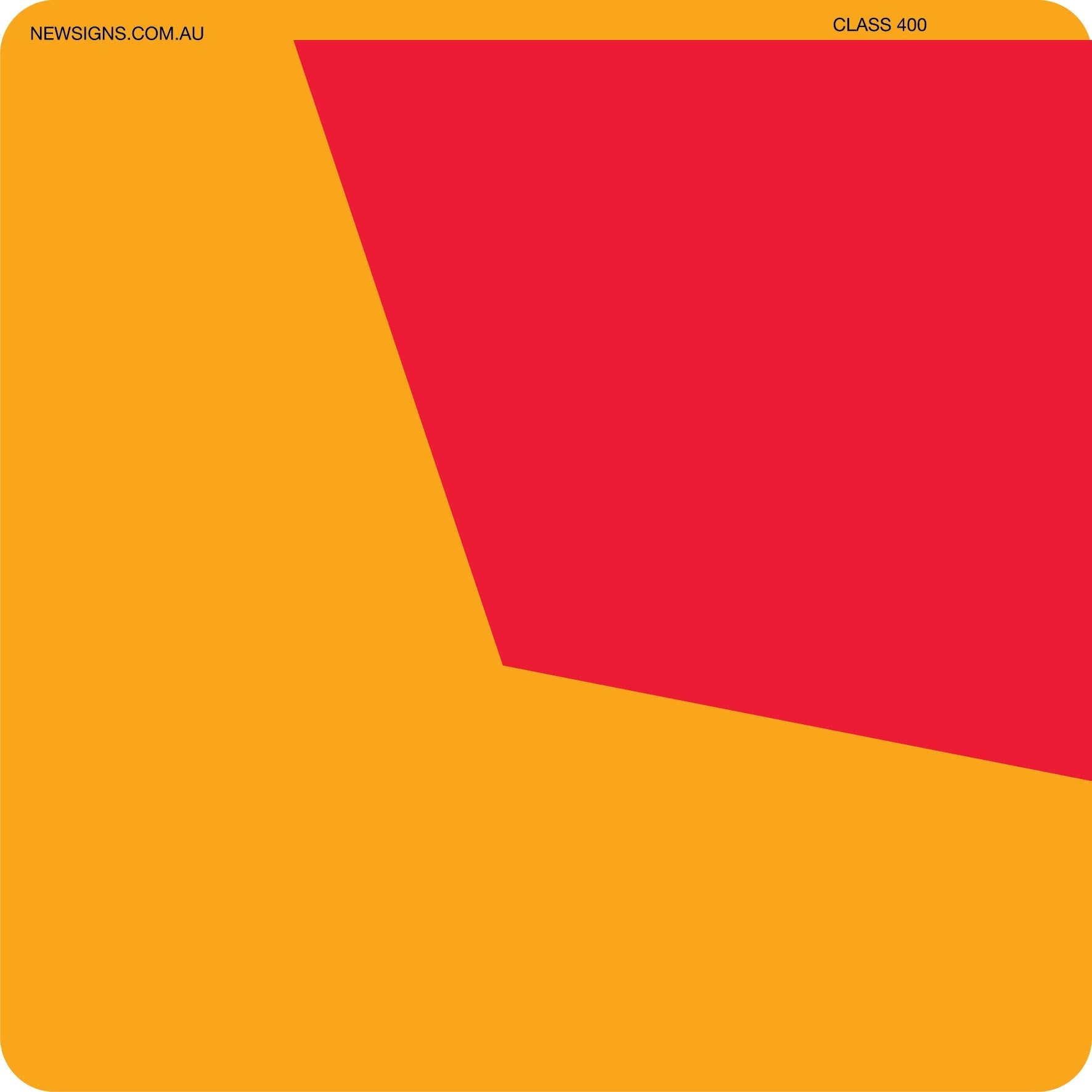 Do Not Overtake Turning Vehicle Blank (Left Hand Side Only) 300mm Reflective Sign - New Signs