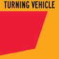 Do Not Overtake Turning Vehicle (Right Hand Side Only) 300mm x 400mm Reflective Sign - New Signs