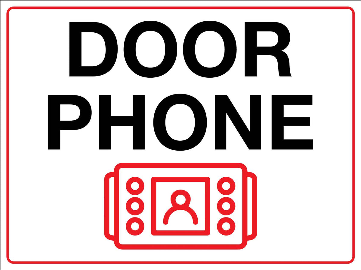 Door Phone Sign – New Signs