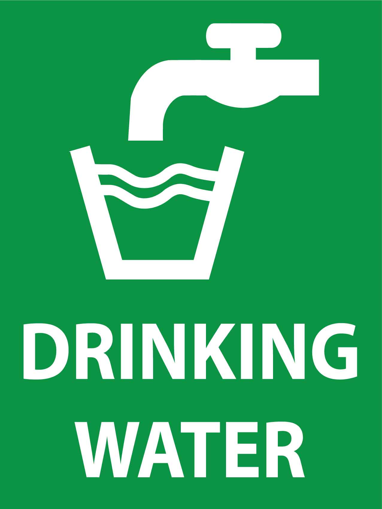 Drinking Water Sign - New Signs