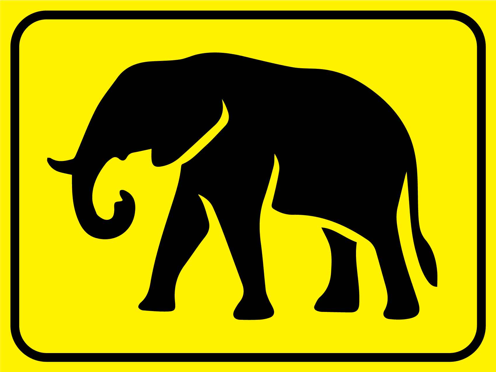 Elephant Sign - New Signs