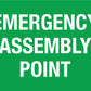 Emergency Assembly Point Sign - New Signs